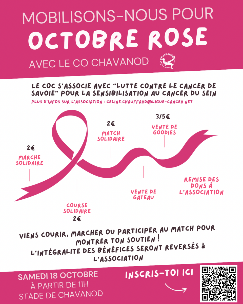 Octobre rose - 18 octobre 2025