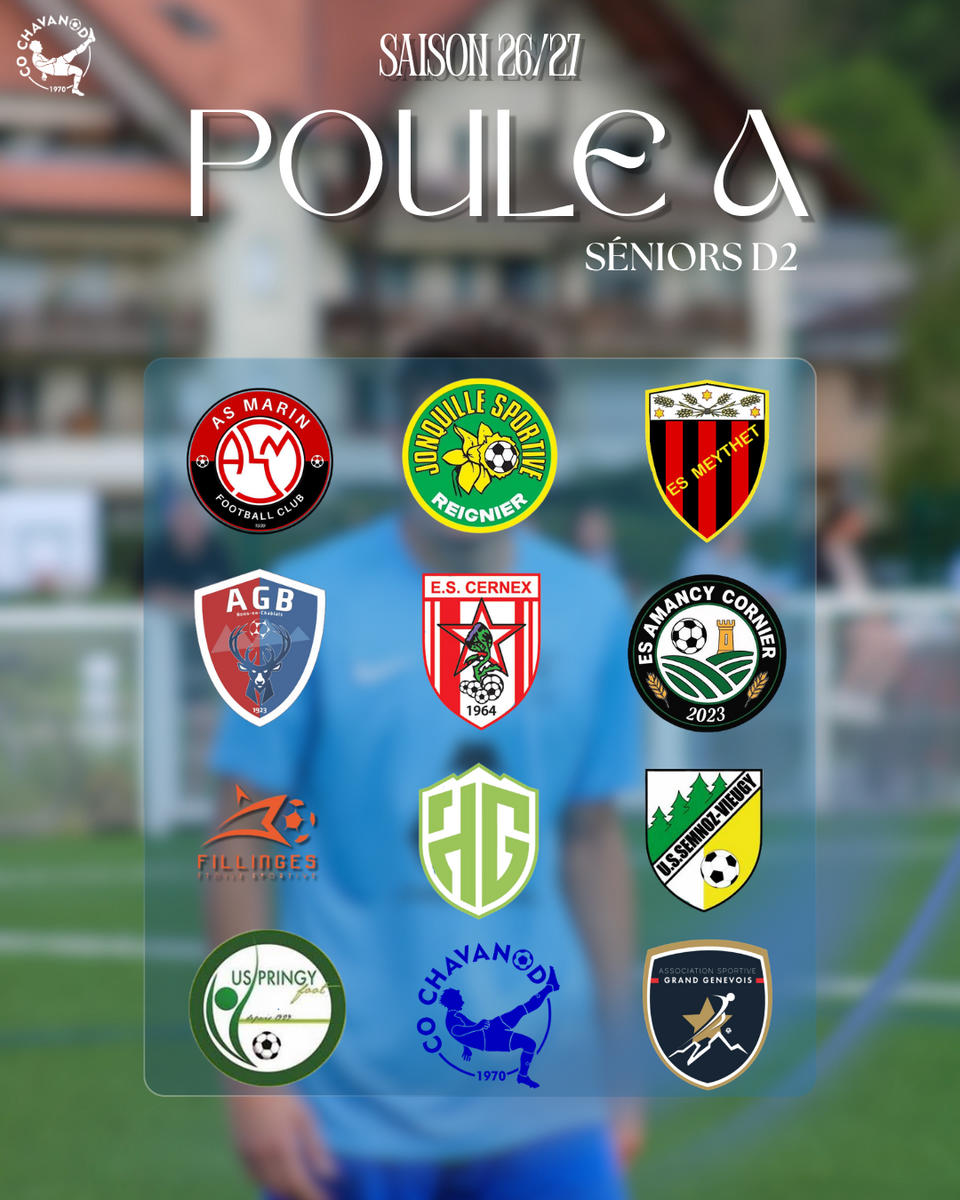 Poule seniors 1 2026/2027