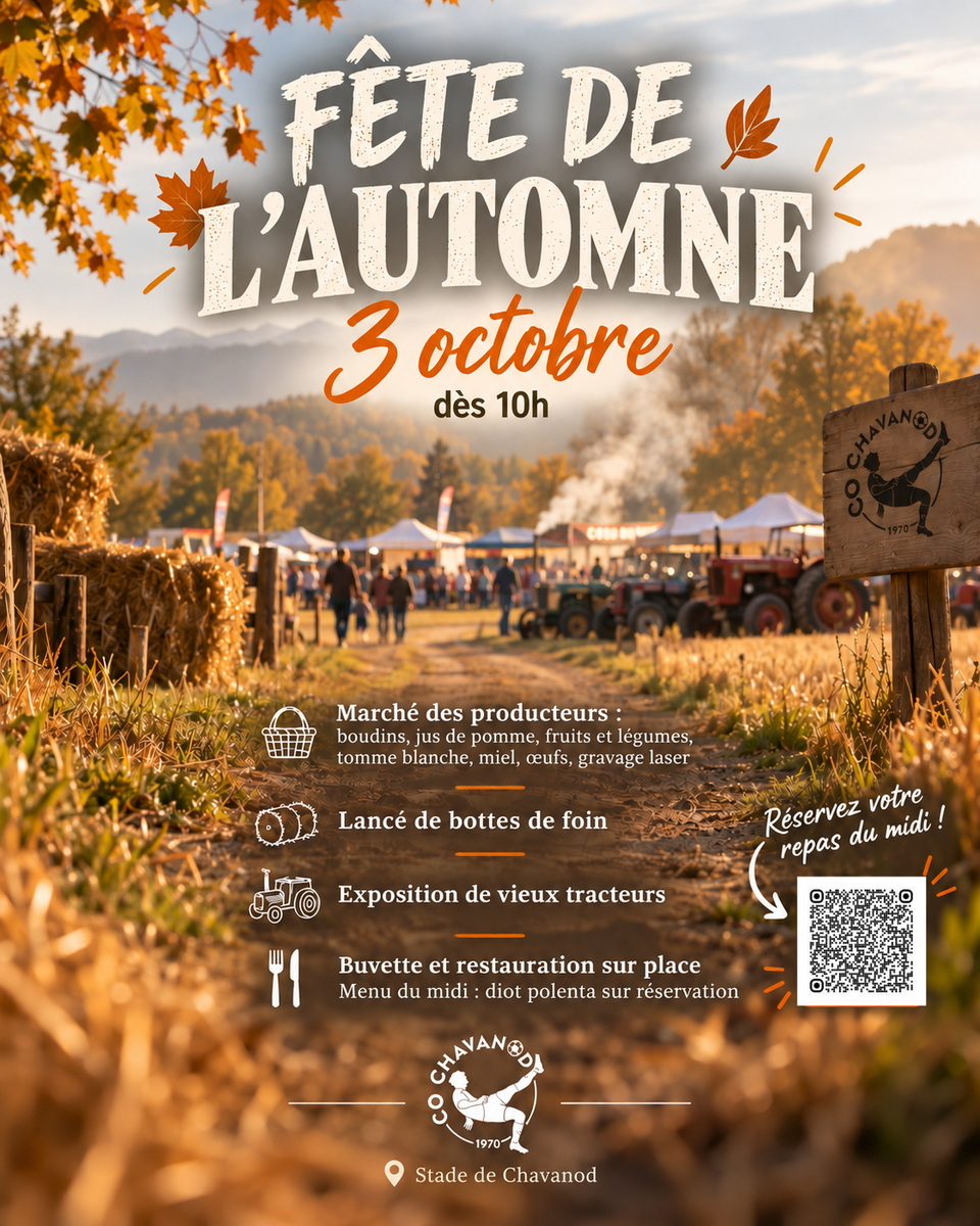 Fête de l’automne - Réservez votre repas