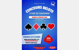 Concours de Belote - 8 février 2025