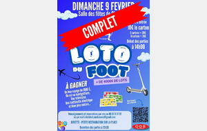 Le Loto du 9 février 2025 est COMPLET