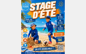 Stage vacances - Été 2026
