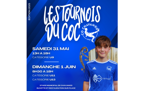 Les Tournois du COC arrivent !