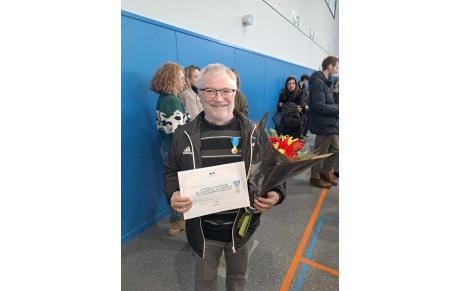 Une belle médaille pour notre président !
