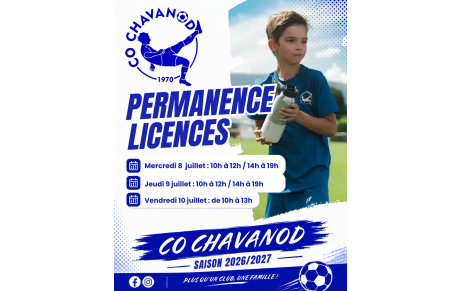 Permanence licences - 2026/2027